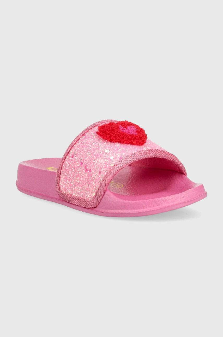 Дитячі шльопанці Agatha Ruiz de la Prada колір рожевий Дитячі шльопанці Agatha Ruiz de la Prada колір рожевий