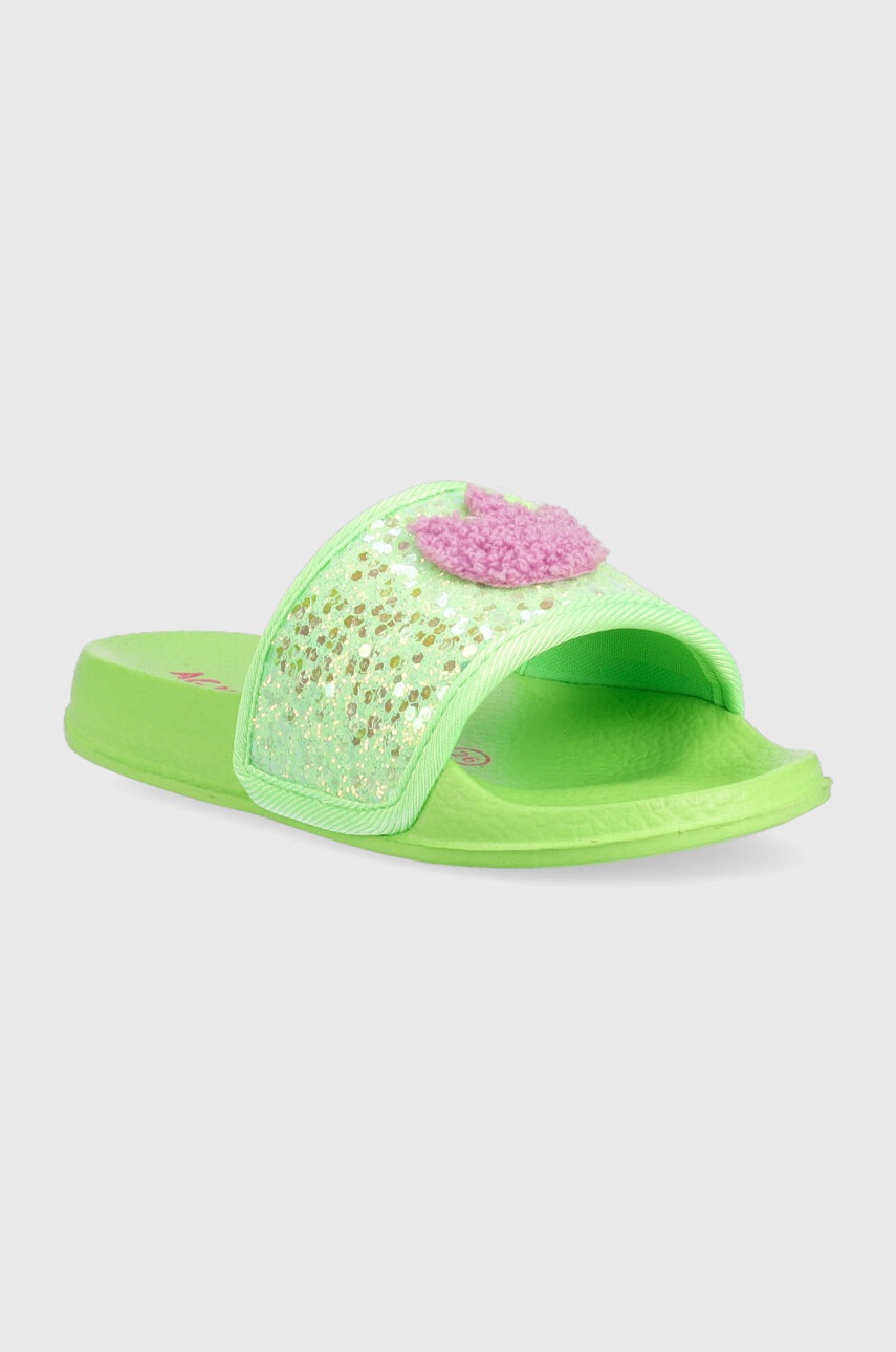 

Детские шлепанцы Agatha Ruiz de la Prada цвет зелёный