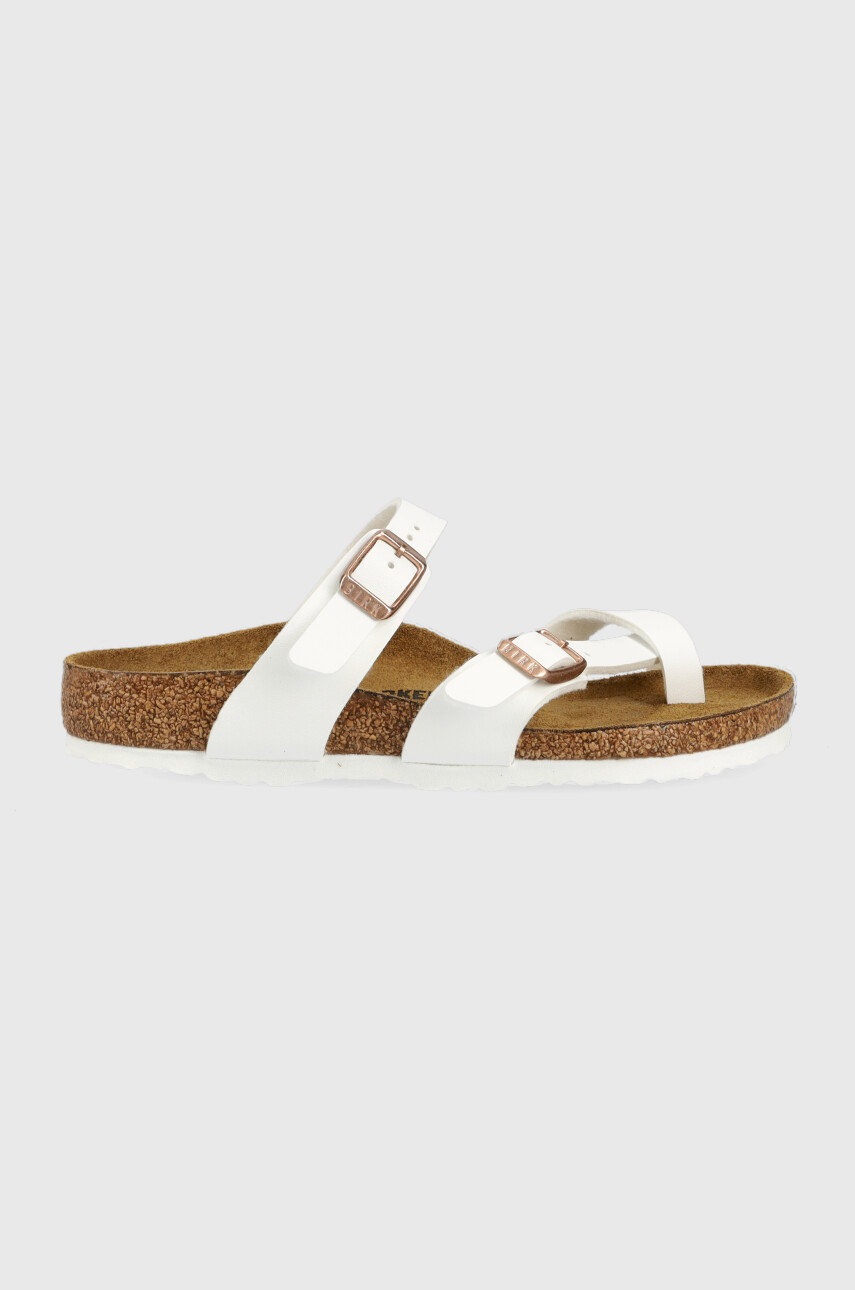 Levně Dětské pantofle Birkenstock Mayari bílá barva