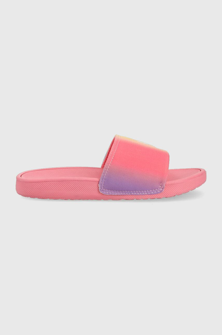 Dětské pantofle Polo Ralph Lauren fialová barva - fialová -  Svršek: Umělá hmota Vnitřek: 