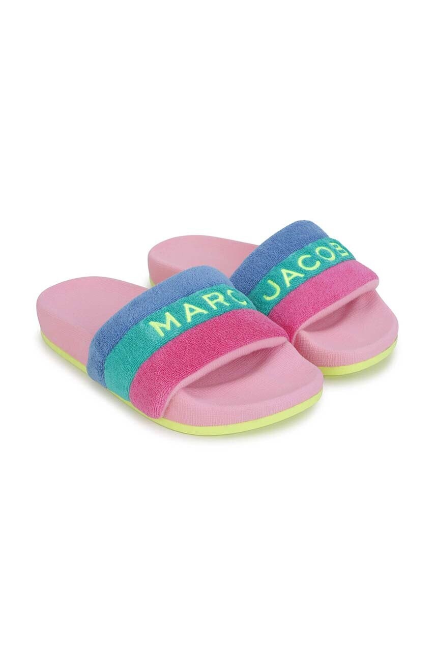 

Детские шлепанцы Marc Jacobs цвет розовый