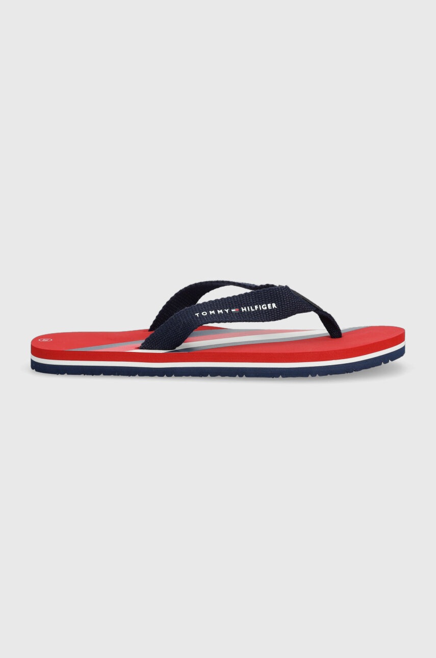Детские вьетнамки Tommy Hilfiger цвет красный Детские вьетнамки Tommy Hilfiger цвет красный