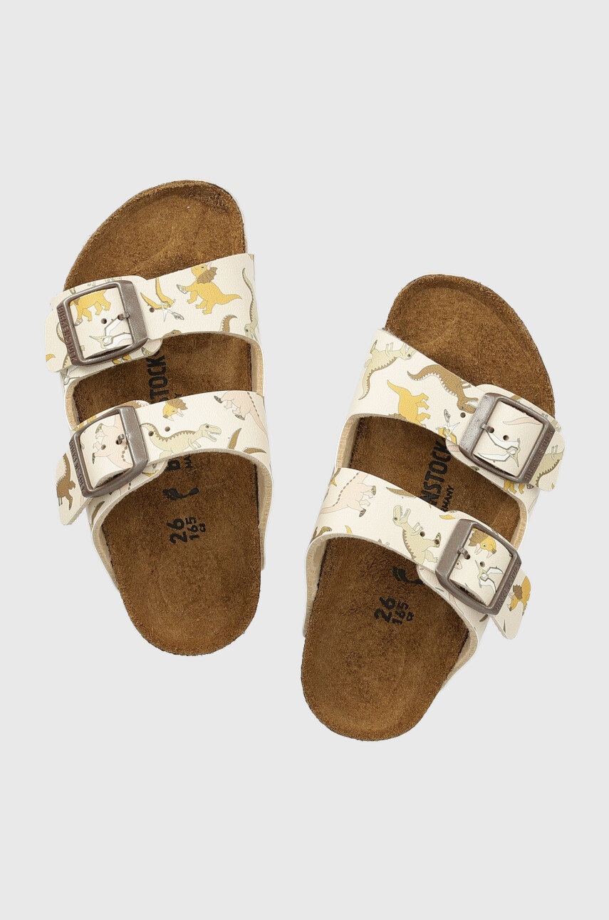 Birkenstock slapi copii arizona culoarea bej