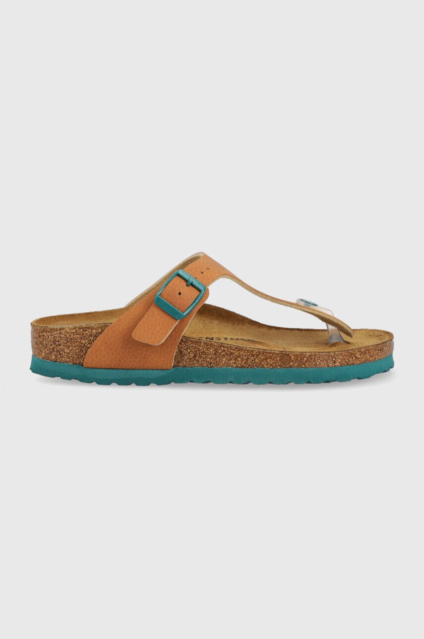 

Детские вьетнамки Birkenstock Gizeh цвет коричневый