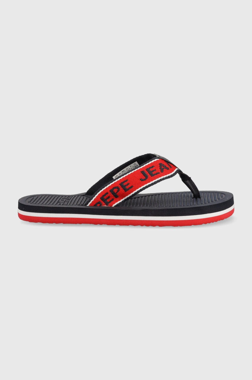 Pepe Jeans slapi copii Off Beach culoarea albastru marin