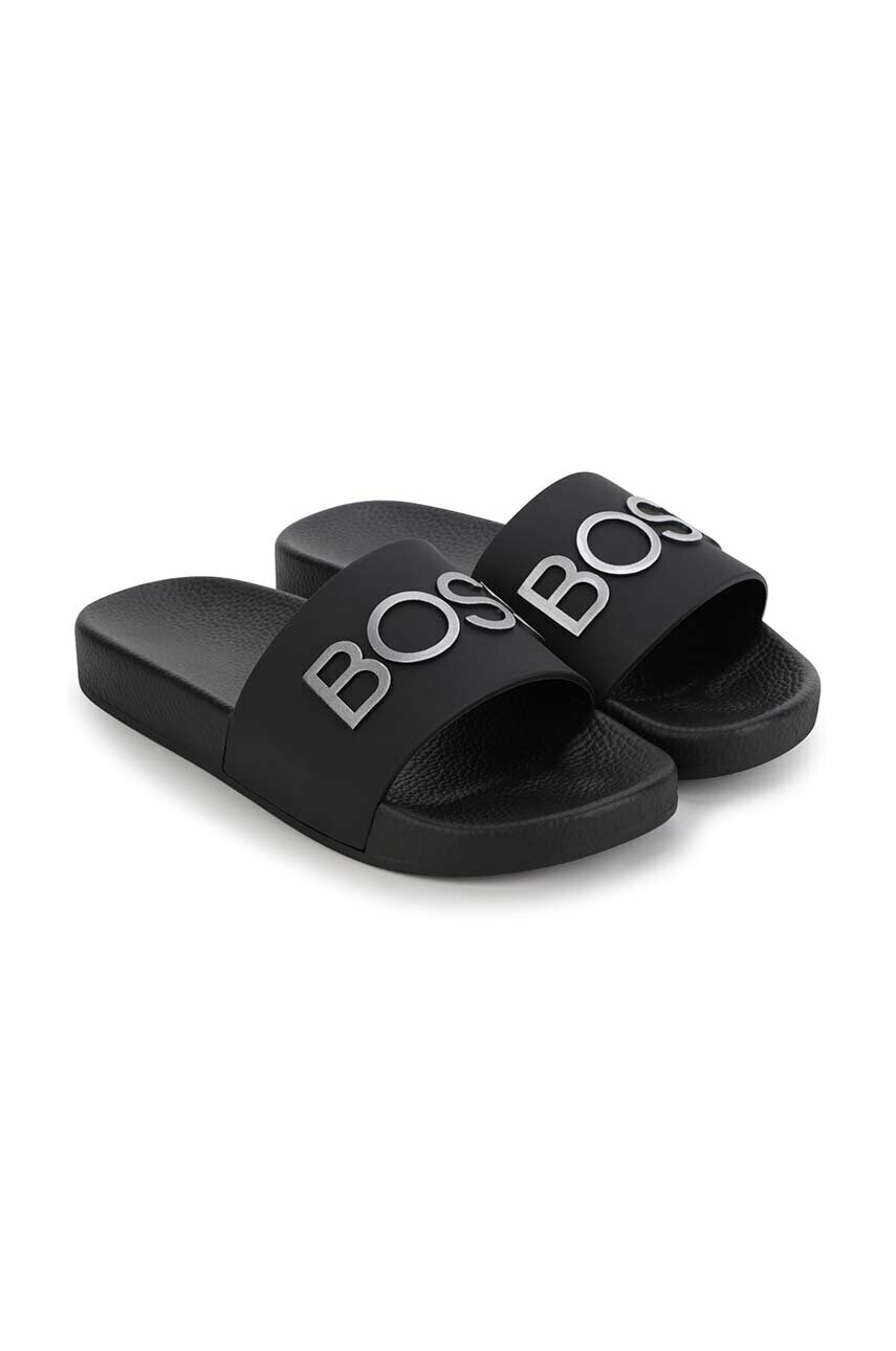 

Детские шлепанцы BOSS цвет чёрный