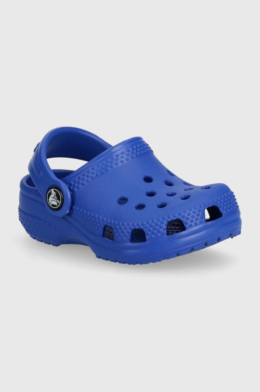 Crocs slapi copii CROCS LITTLES culoarea albastru marin