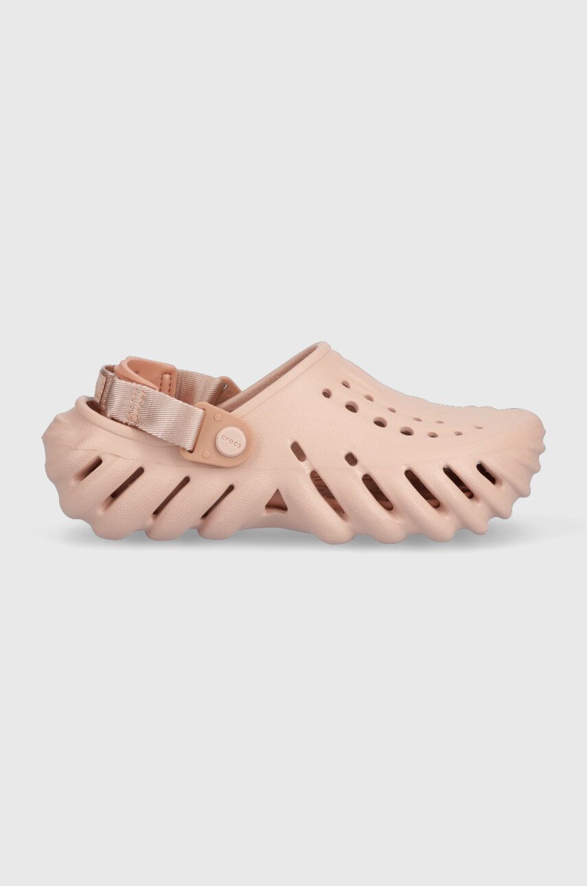 Crocs slapi copii ECHO CLOG K culoarea roz