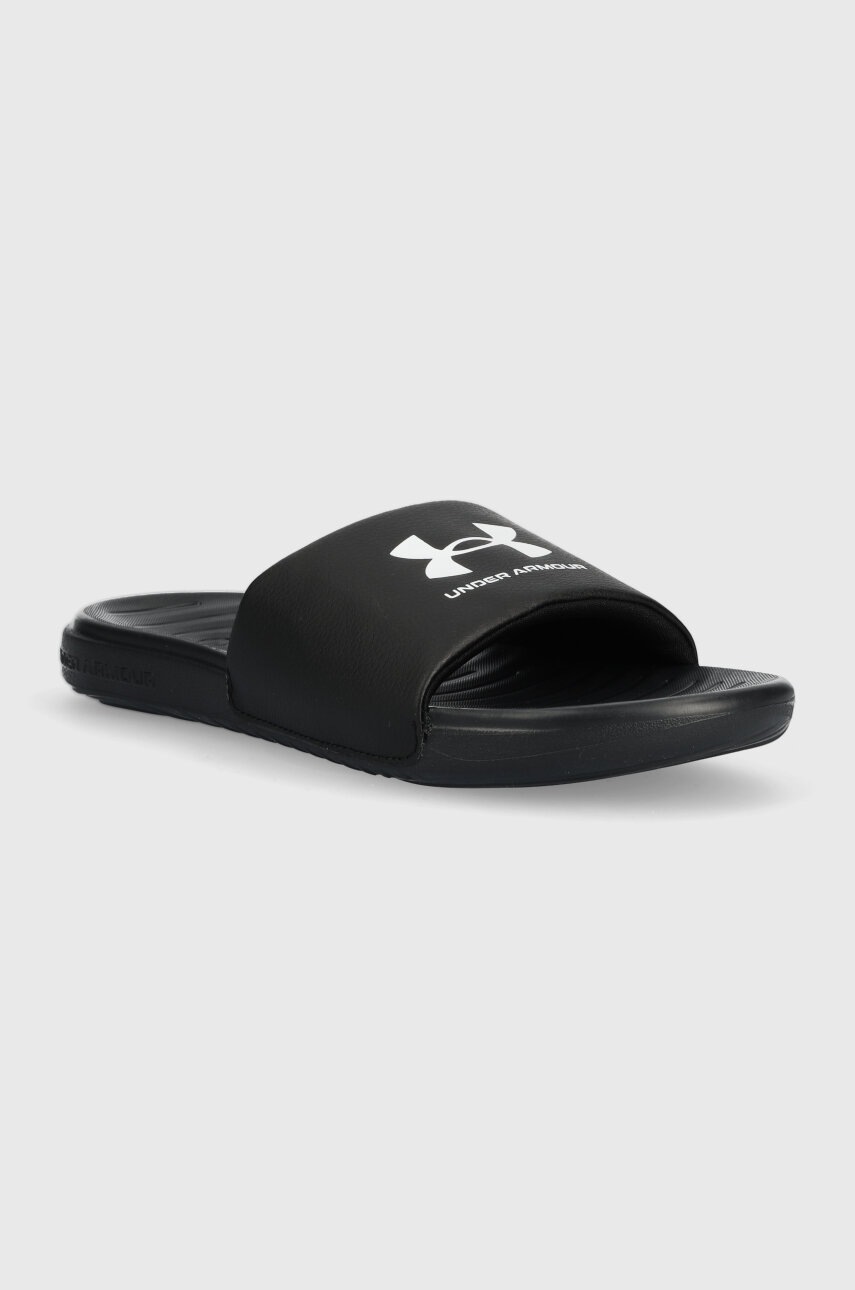 

Детские шлепанцы Under Armour цвет чёрный