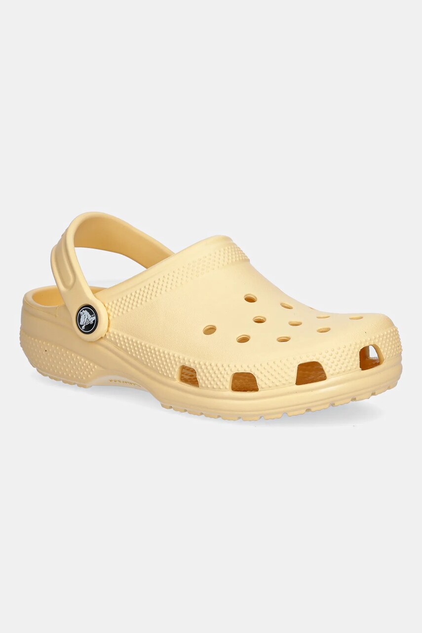 Crocs slapi copii CLASSIC KIDS CLOG culoarea verde, 206991
