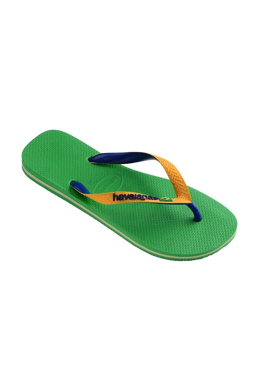 Дитячі в'єтнамки Havaianas BRASIL MIX колір зелений