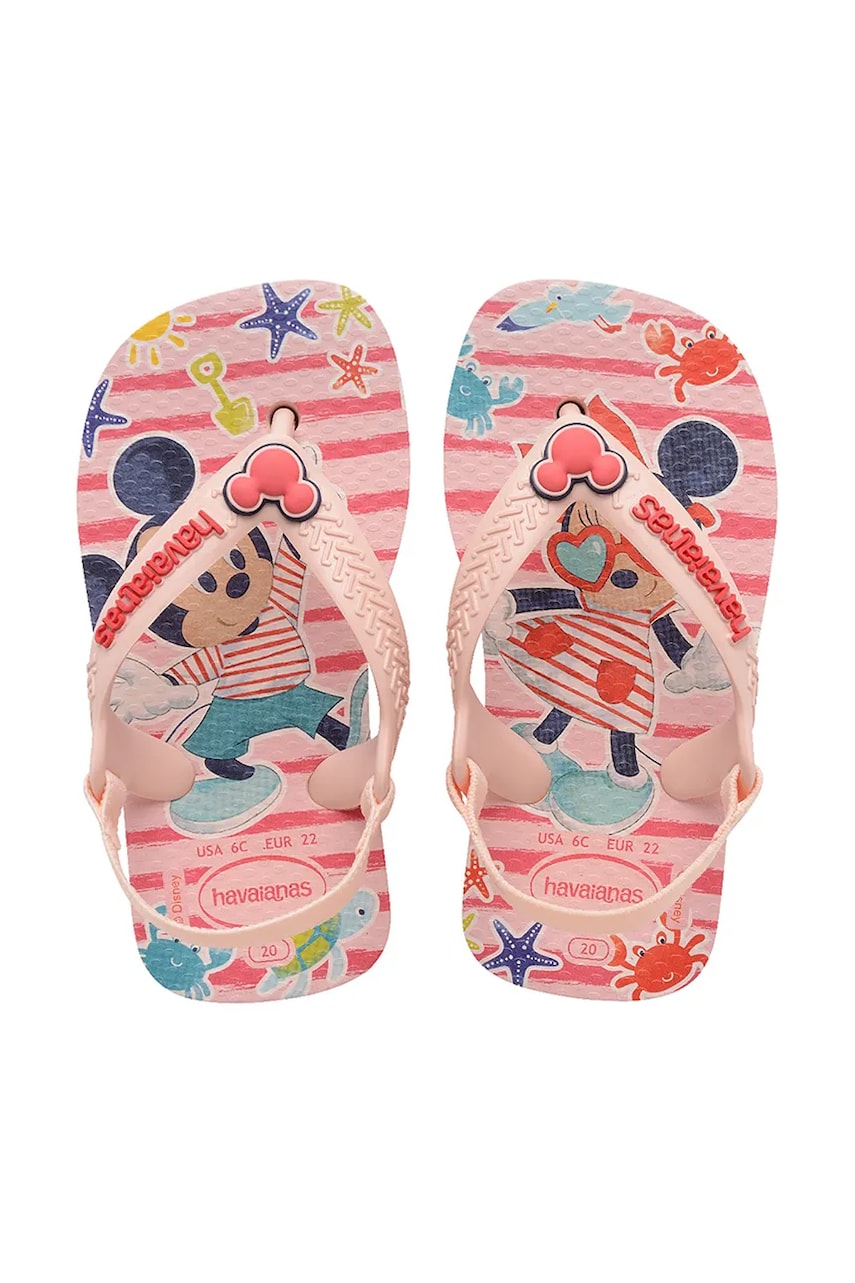 Havaianas sandale copii DISNEY CLASSICS culoarea roz