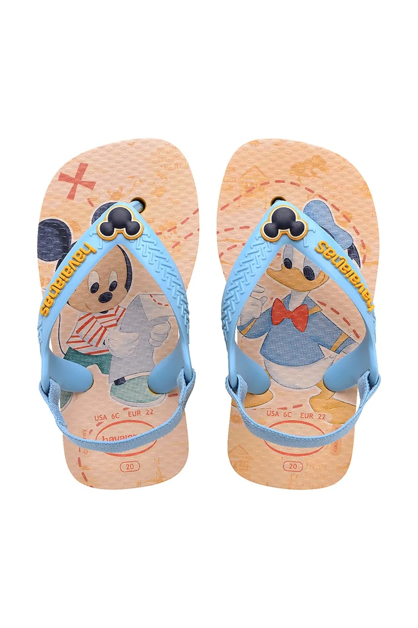 Havaianas sandale copii DISNEY CLASSICS culoarea bej Havaianas sandale copii DISNEY CLASSICS culoarea bej