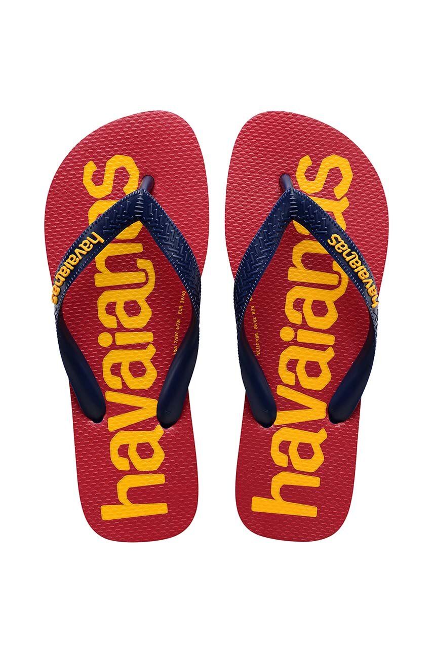 Детские вьетнамки Havaianas LOGOMANIA цвет бордовый