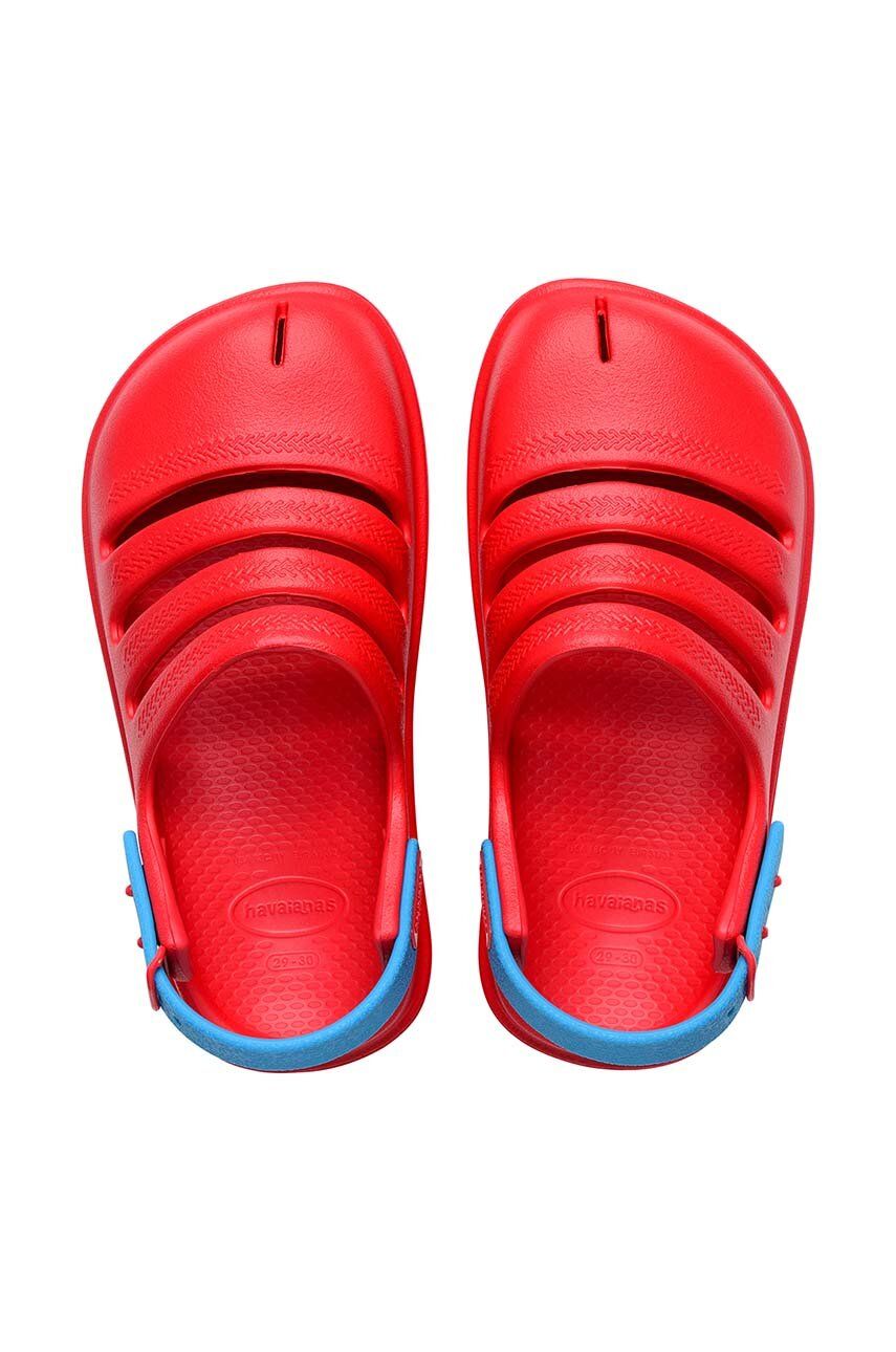 Havaianas sandale copii CLOG culoarea rosu