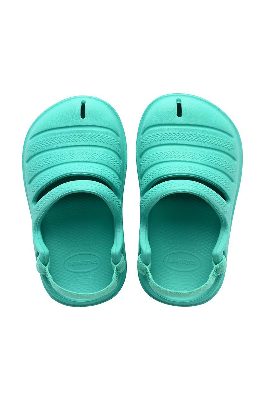 Havaianas sandale copii CLOG culoarea turcoaz