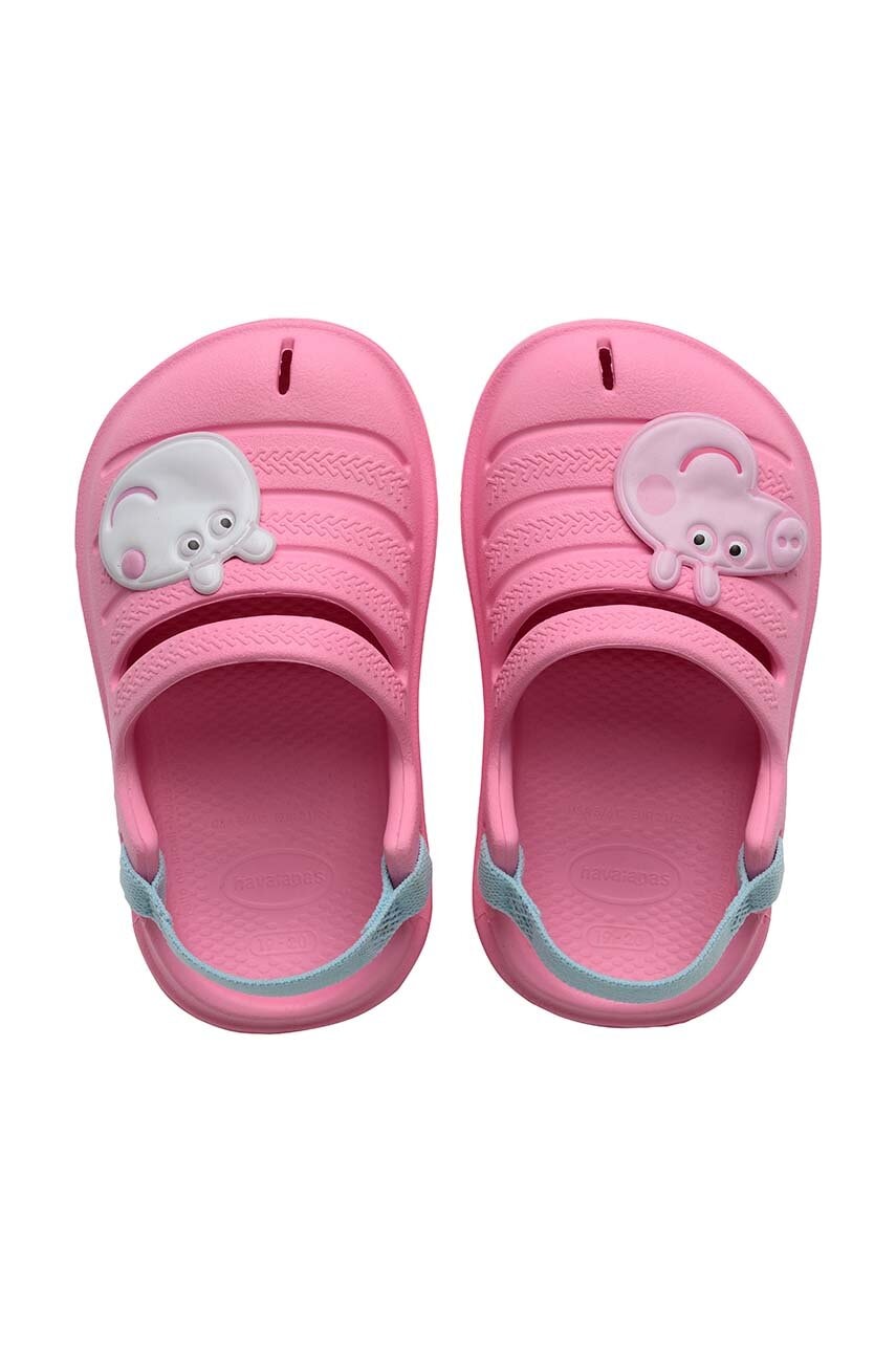 Шлепанцы Havaianas CLOG PEPPA PIG цвет розовый Шлепанцы Havaianas CLOG PEPPA PIG цвет розовый