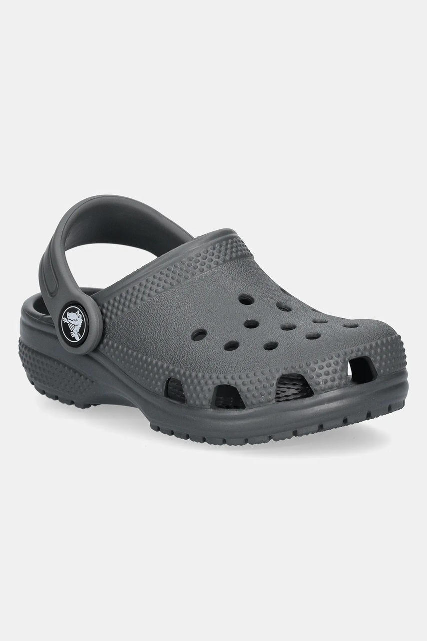Дитячі шльопанці Crocs колір сірий