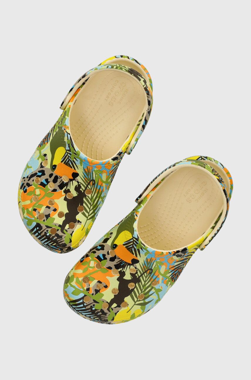 Dětské pantofle Crocs CLASSIC FAR OUT CLOG - vícebarevná -  Svršek: Umělá hmota Vnitřek: U