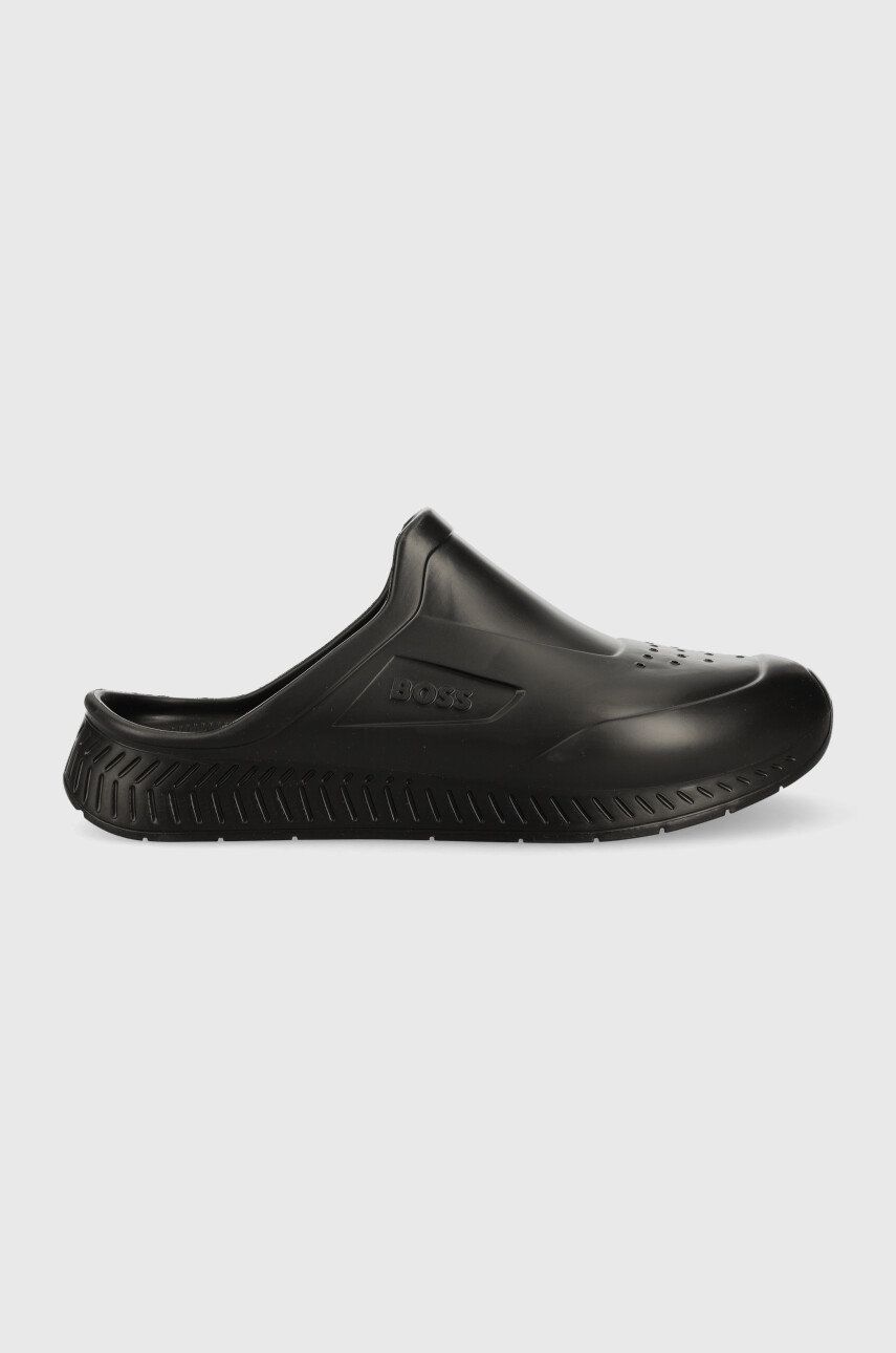 BOSS papuci Titanium-R barbati, culoarea negru, 50474973 50474973 imagine 2022