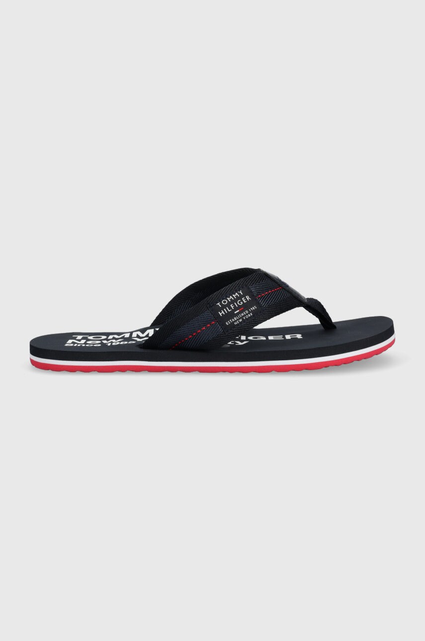 

Вьетнамки Tommy Hilfiger FM0FM04410 HILFIGER PATCH BEACH SANDAL мужские цвет синий