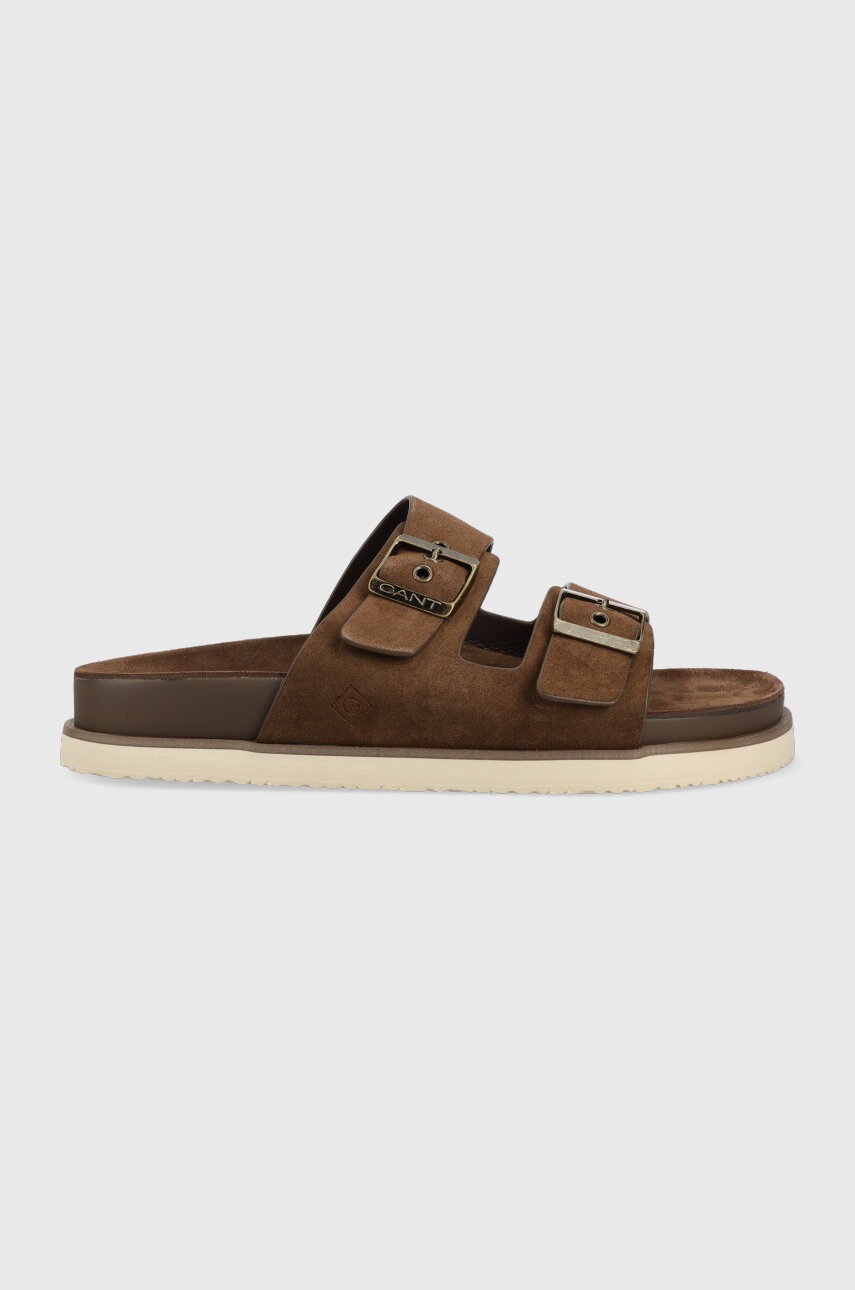 

Замшевые шлепанцы Gant Palbuddy мужские цвет коричневый 26603897.G42