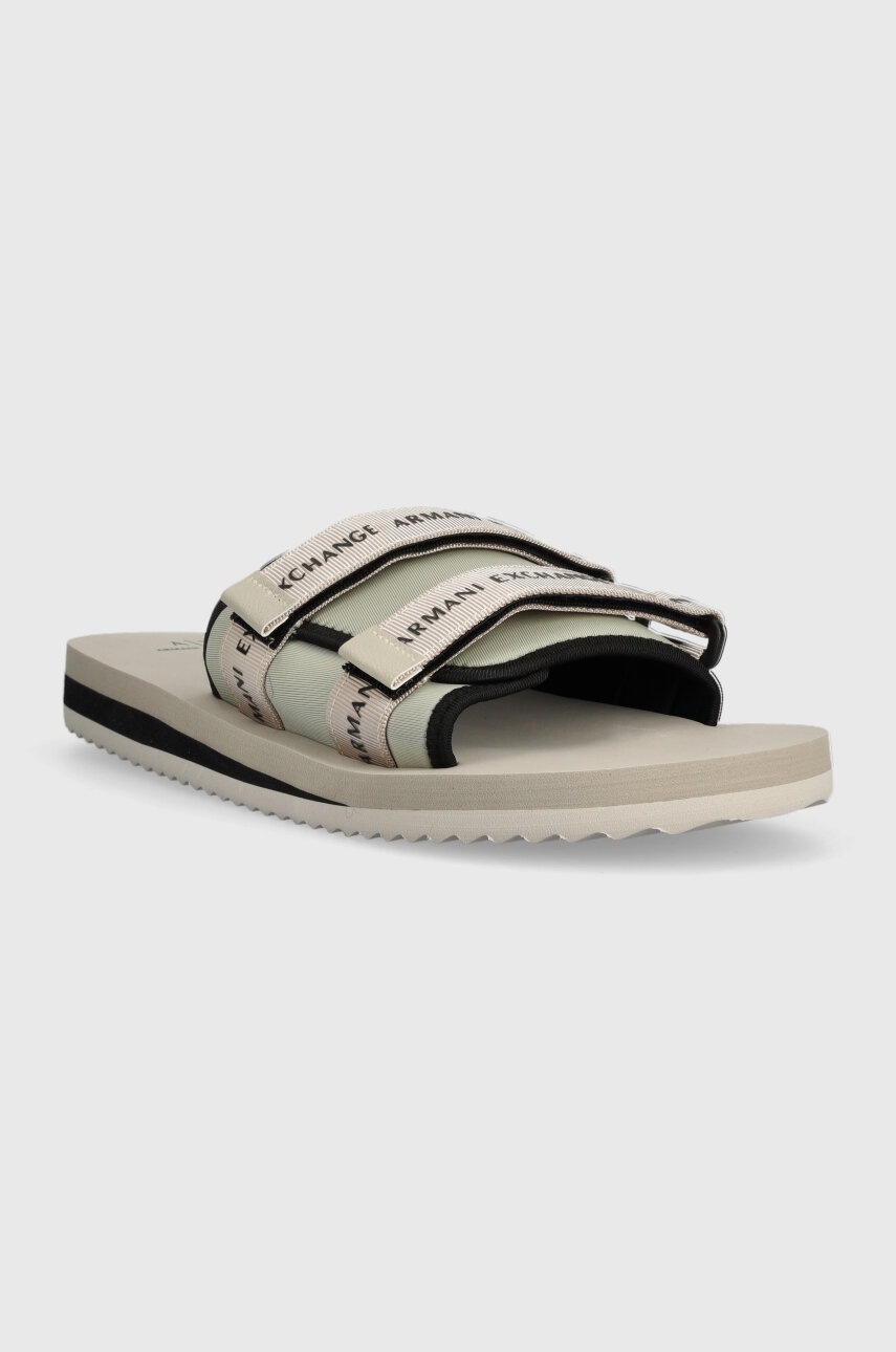 

Шлепанцы Armani Exchange мужские цвет бежевый XUP010.XV672.00252