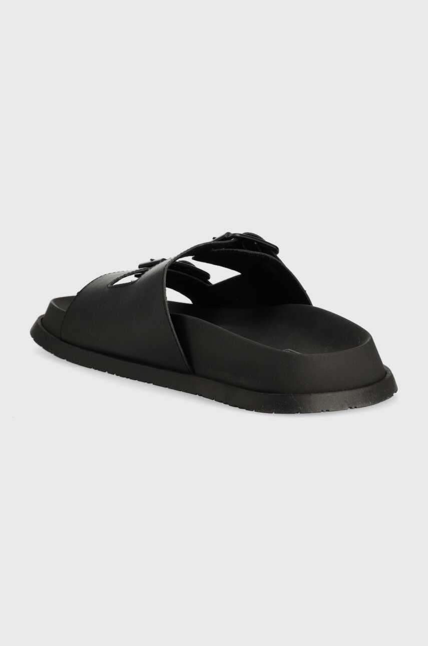 Παντόφλες Tommy Jeans SANDAL χρώμα: μαύρο, EM0EM01148