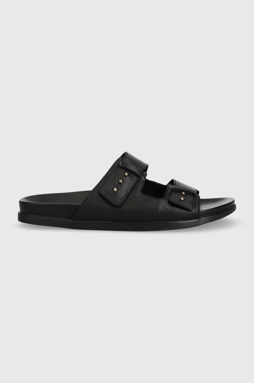 E-shop Kožené pantofle Aldo Serham pánské, černá barva, 13564003.SERHAM