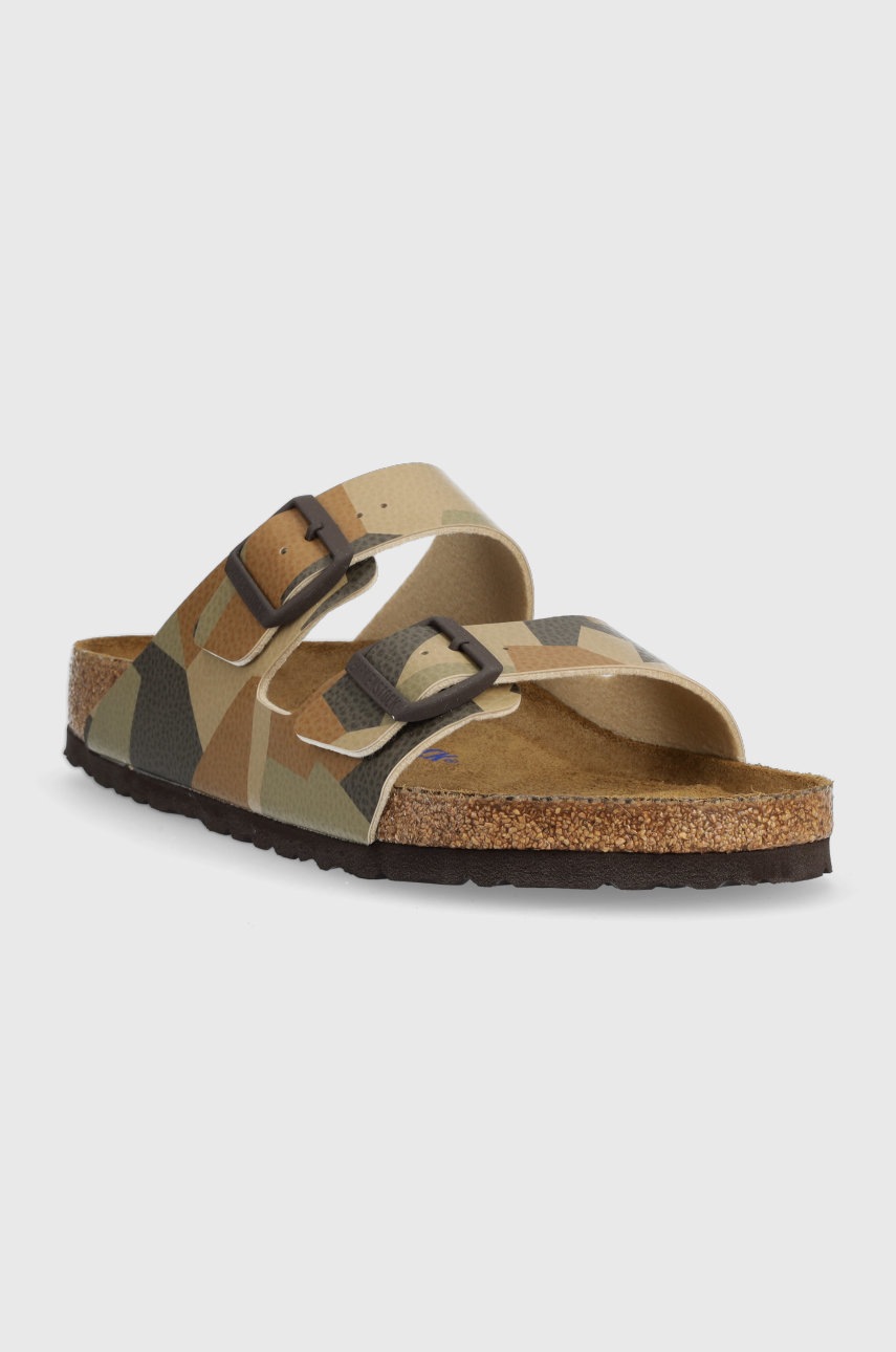 

Шлепанцы Birkenstock ARIZONA SFB мужские цвет зелёный 1024651