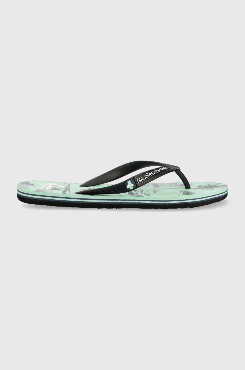 

Джапанки Quiksilver в зелено, Зелен