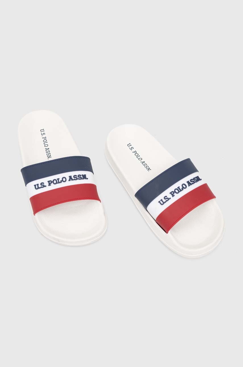 

Шльопанці U.S. Polo Assn. GAVIO чоловічі колір білий GAVIO002M