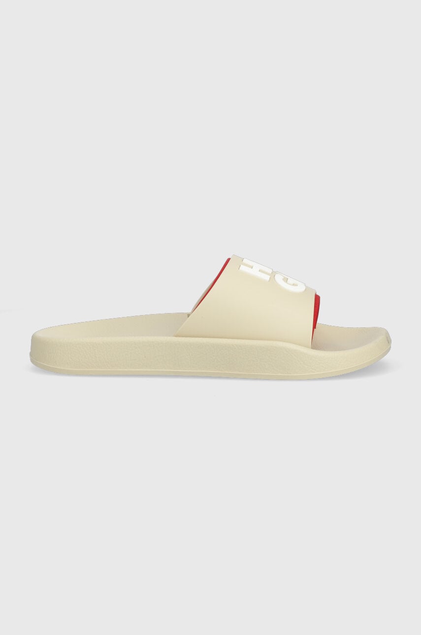 Hugo papuci nil barbati, culoarea bej, 50492920