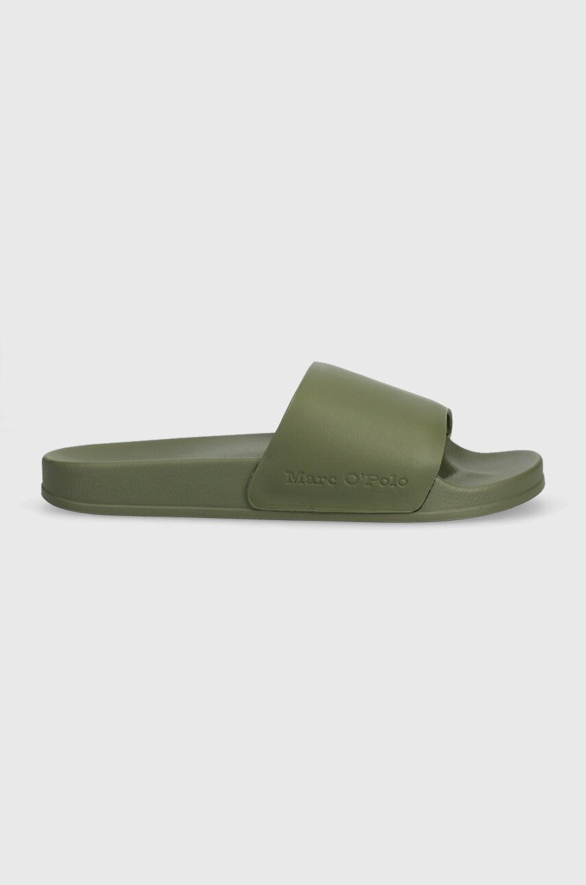 E-shop Pantofle Marc O'Polo pánské, zelená barva, 303 27741001 100 LL1M0322