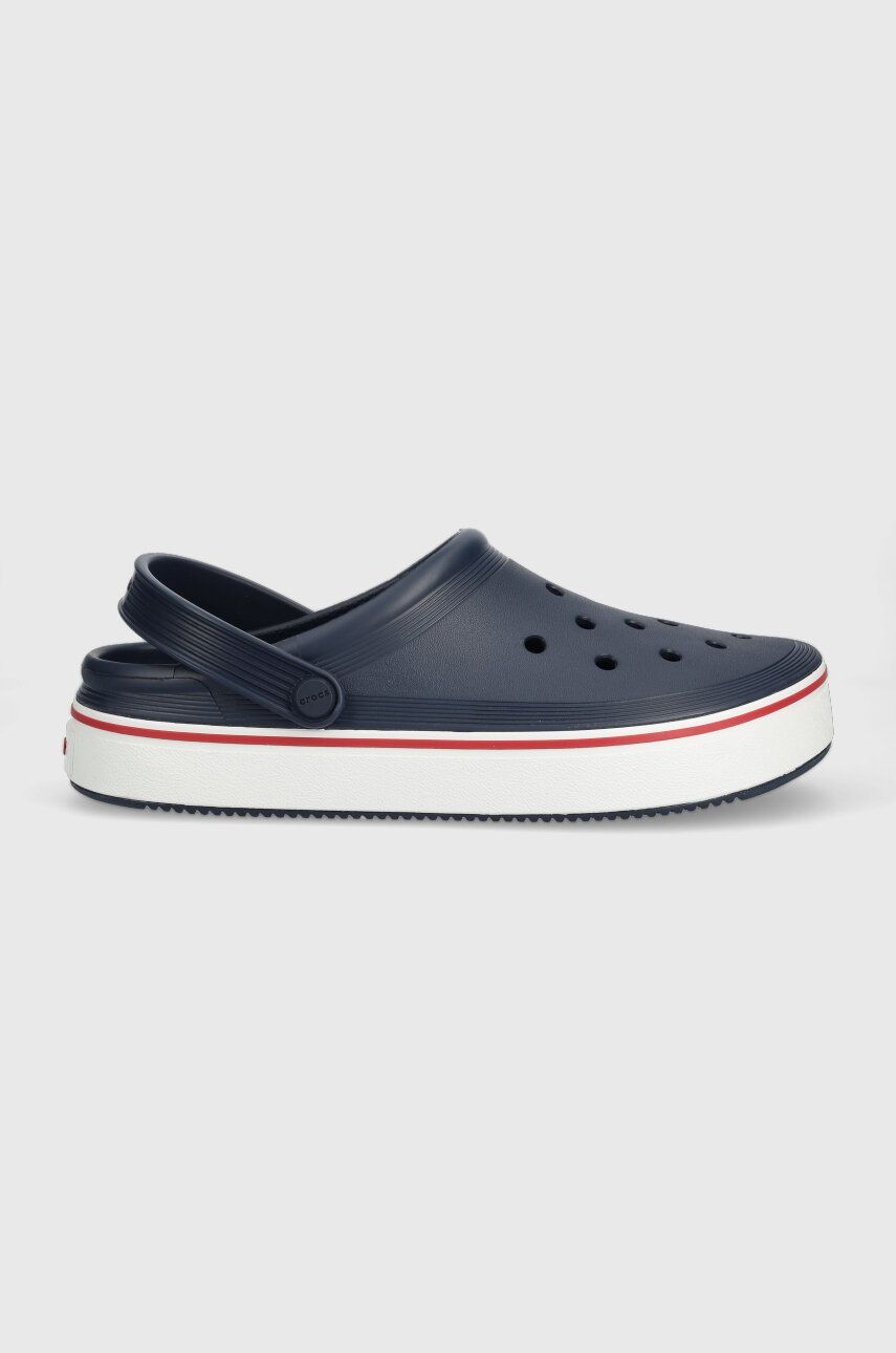Crocs papuci Crocband Clean Clog bărbați, culoarea bleumarin, 208371