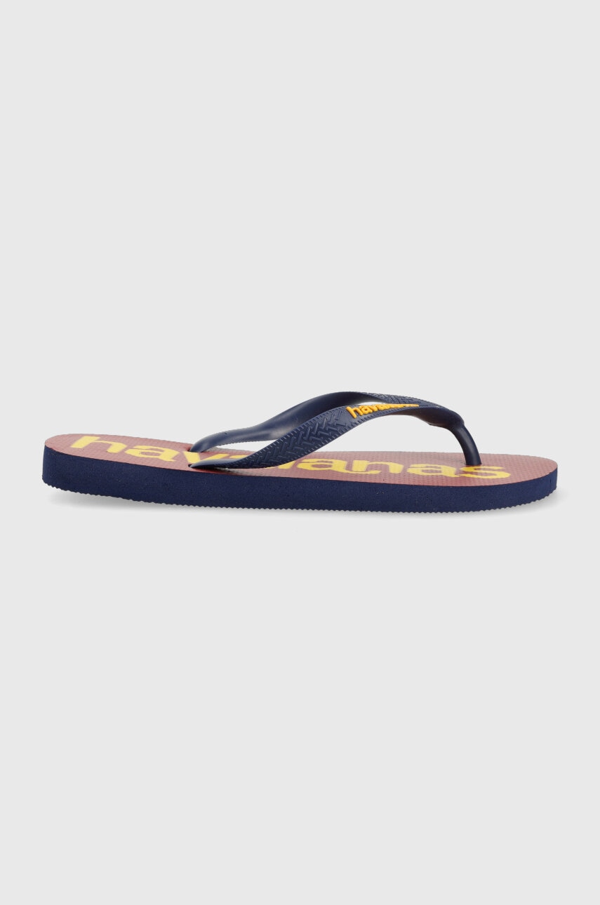 Havaianas slapi TOP LOGOMANIA barbati, culoarea albastru marin, 4145741.0555