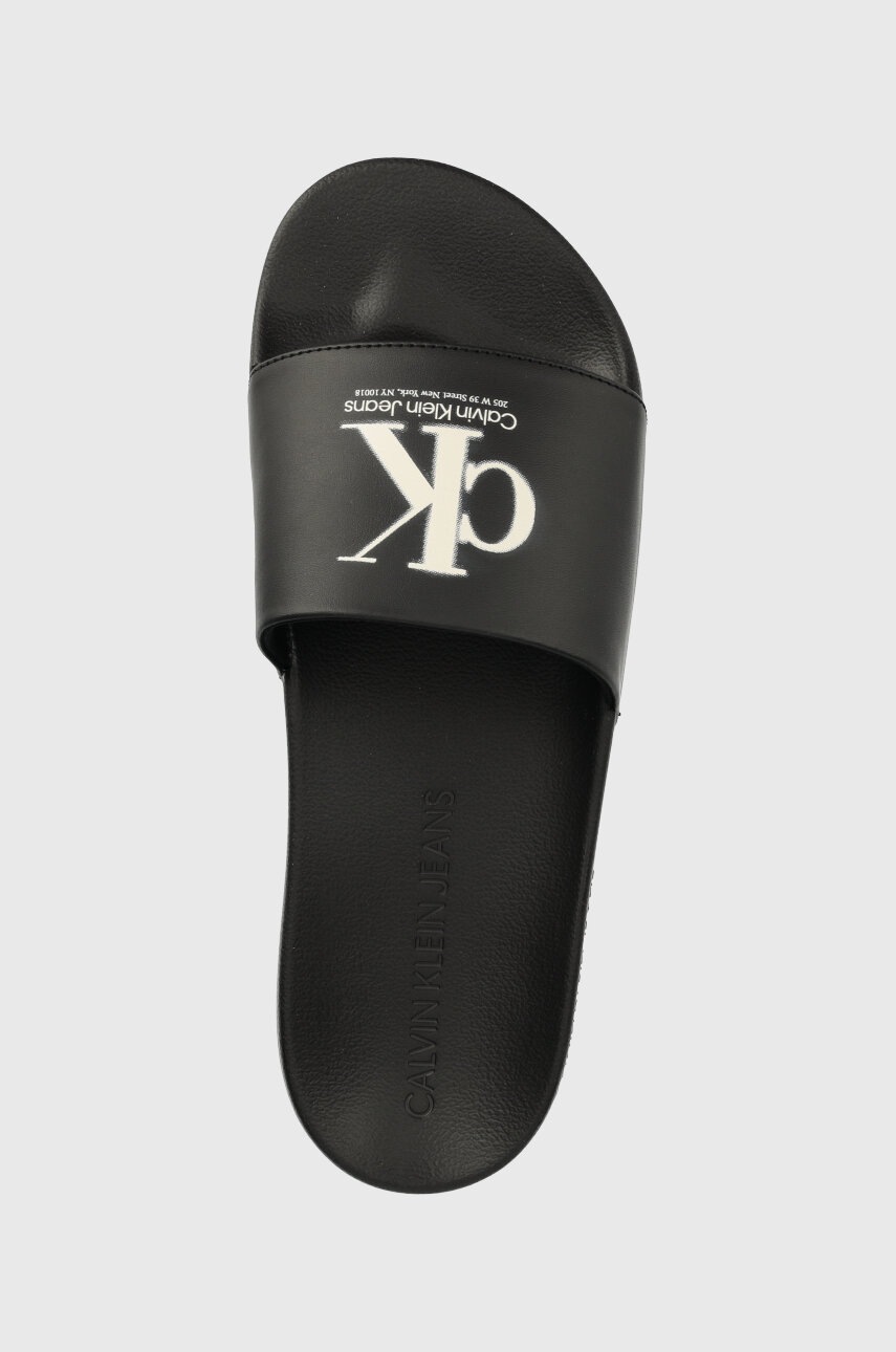 

Чехли Calvin Klein Jeans SLIDE OVERSIZE в черно YM0YM00662, Черен