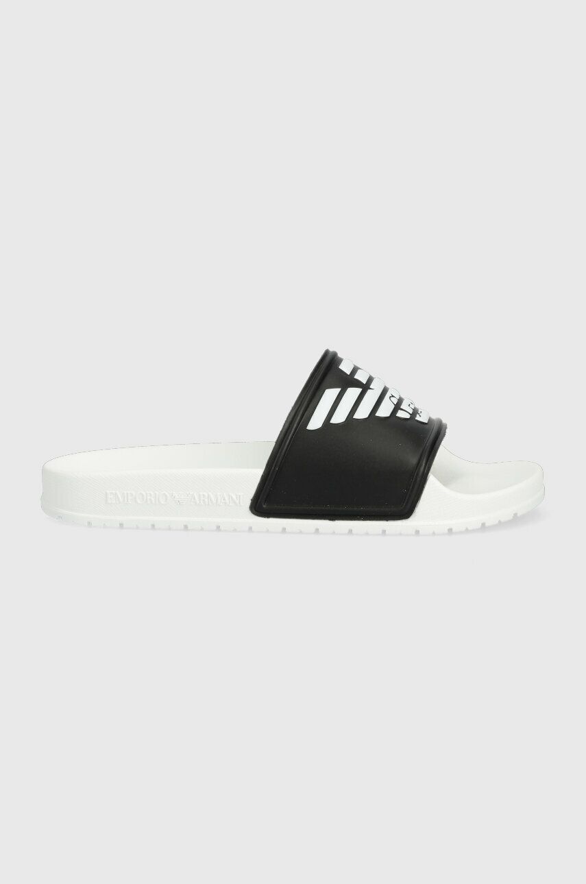 Pantofle Emporio Armani Underwear XVPS04 XN747 D850 černá barva - černá -  Svršek: Umělá hmota
