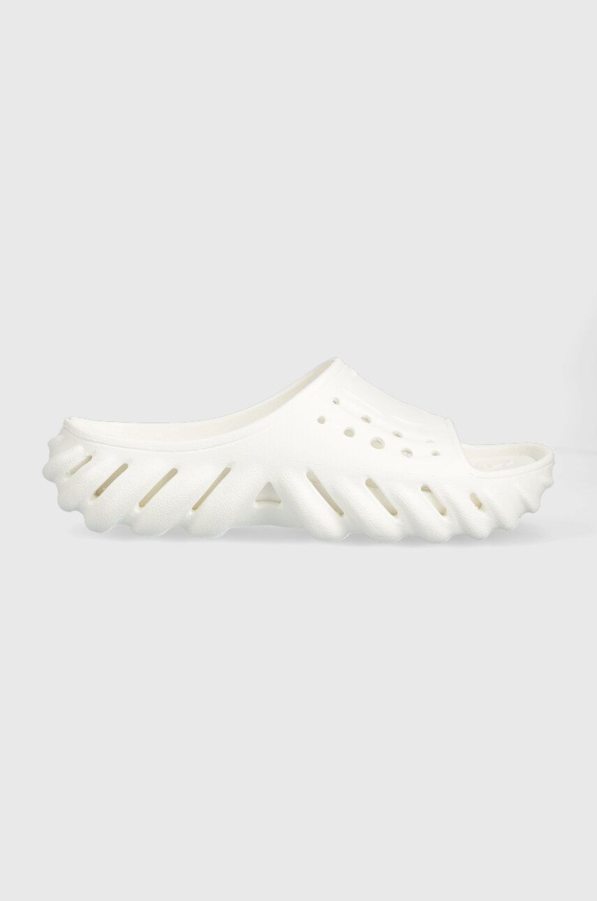 Pantofle Crocs Echo Slide bílá barva, 208170 - bílá -  Umělá hmota