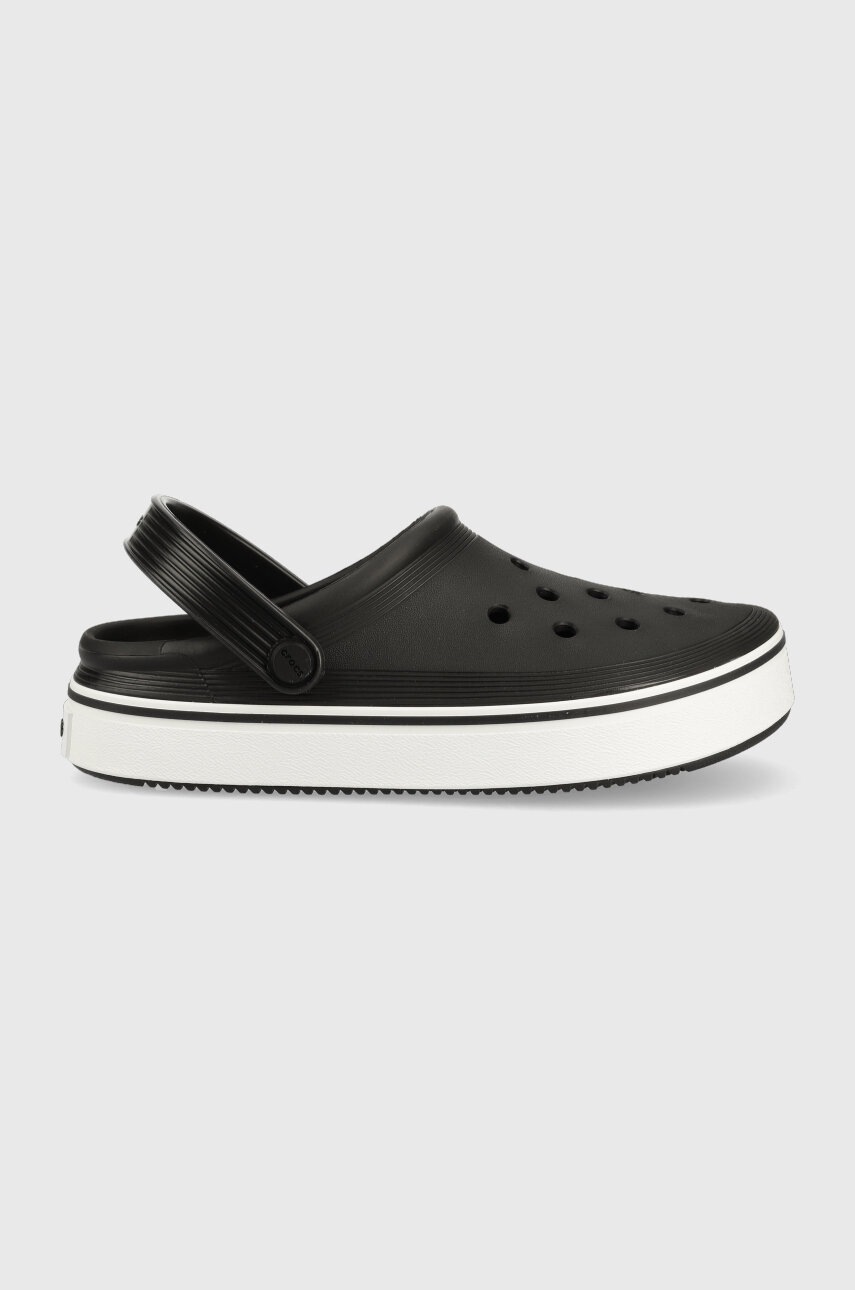 Crocs Papuci Crocband Clean Clog Culoarea Negru, 208371