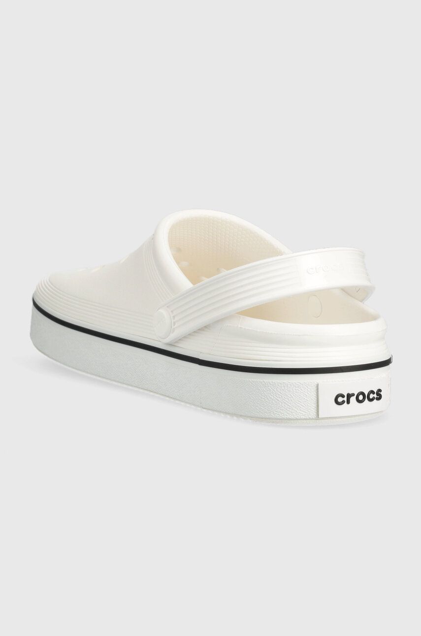 Crocs Papuci Crocband Clean Clog Culoarea Alb, 208371