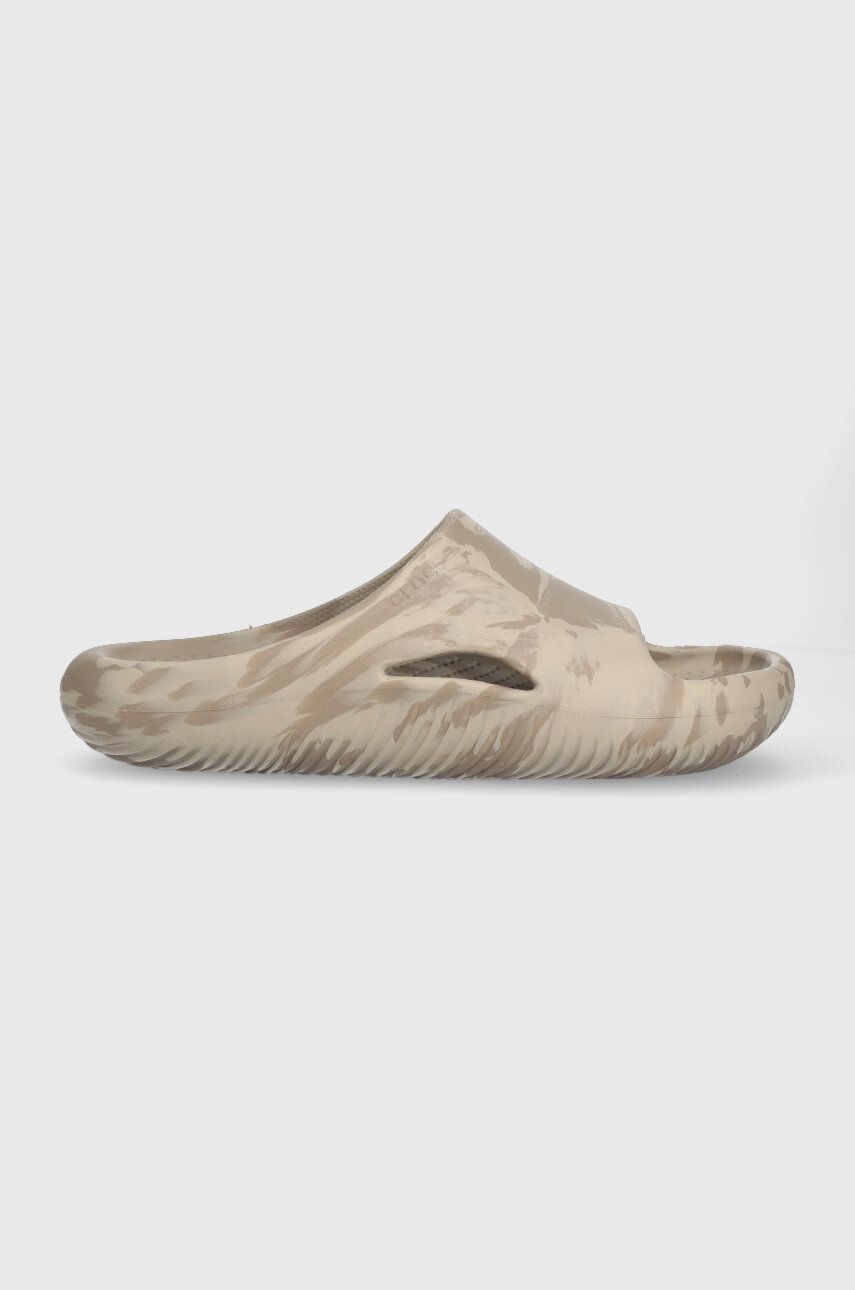 Pantofle Crocs Mellow Marbled Slide šedá barva, 208579 - šedá -  Umělá hmota
