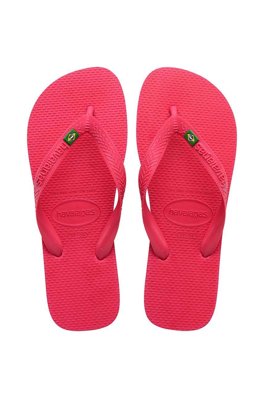 Žabky Havaianas BRASIL růžová barva, 4000032.1768