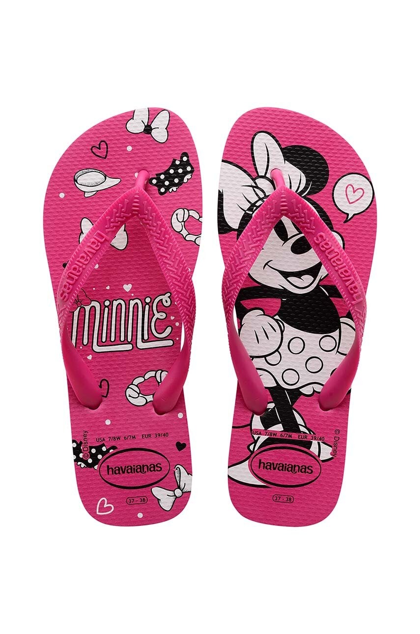 E-shop Žabky Havaianas TOP DISNEY růžová barva, 4139412.8910