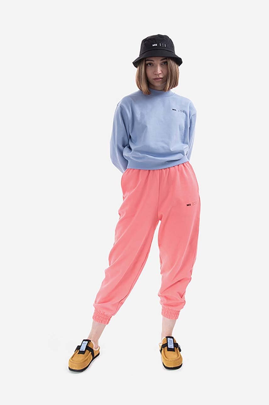 Замшеві шльопанці MCQ Grow-Up колір жовтий 682023R27982001-YELLOW 