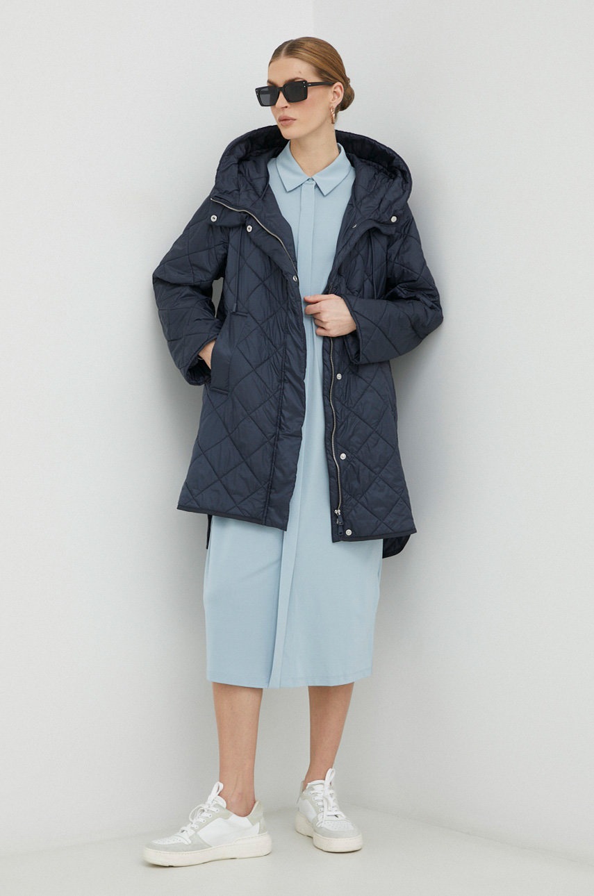 

Куртка Weekend Max Mara женская цвет синий переходная oversize