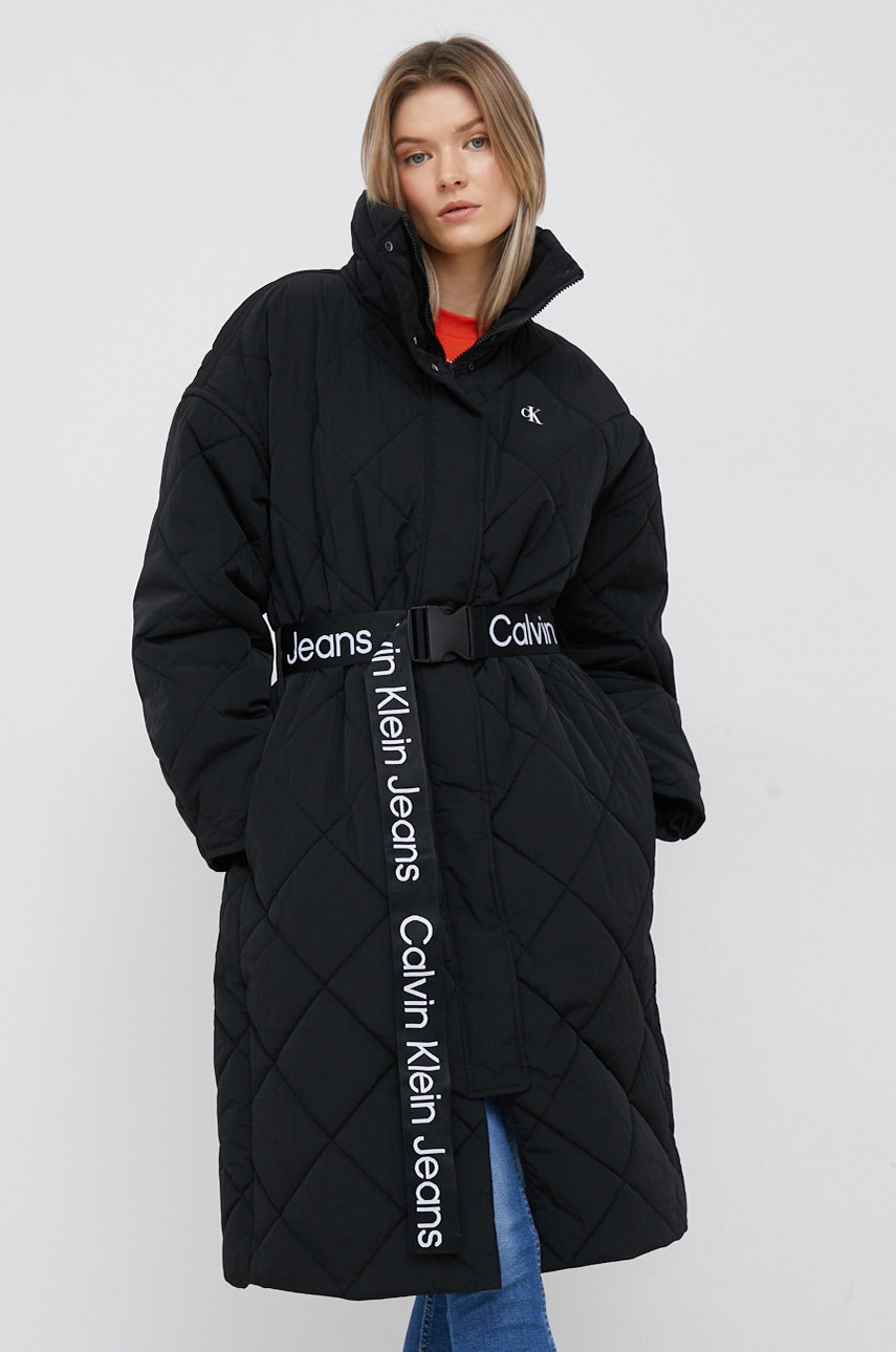 

Яке Calvin Klein Jeans в черно с преходна изолация, Черен