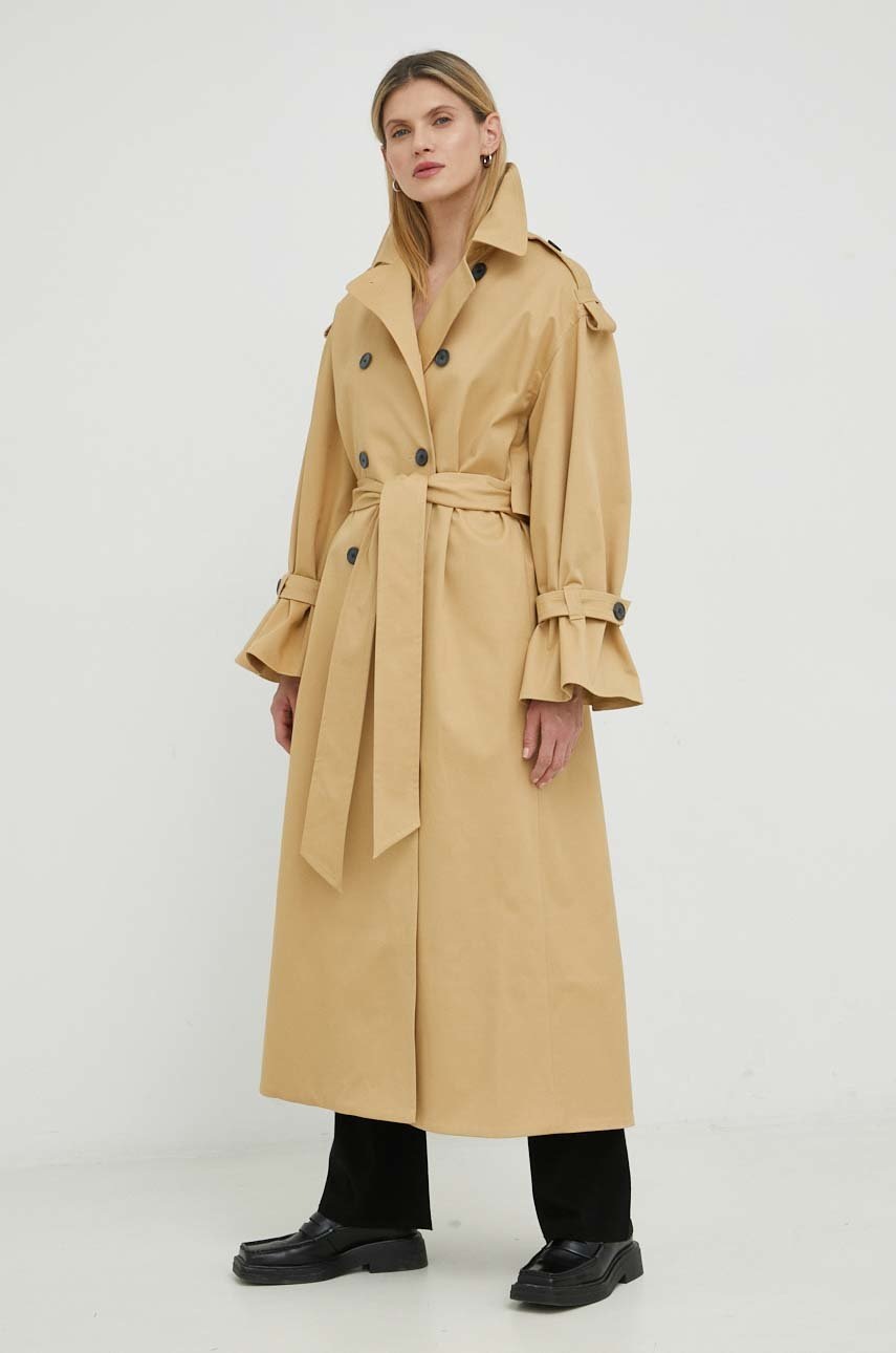 

Тренч By Malene Birger Alanis жіночий колір бежевий перехідний oversize