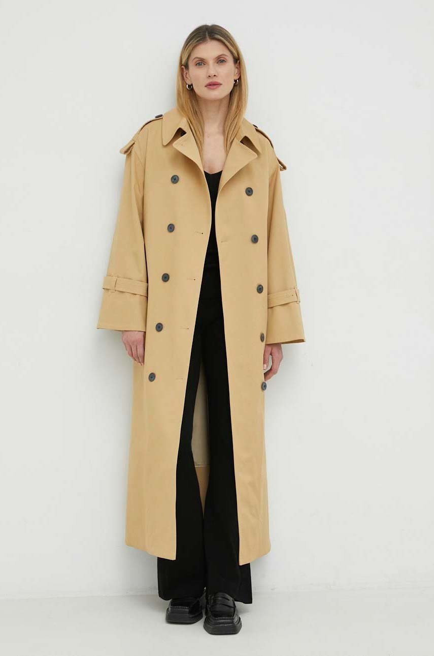 

Тренч By Malene Birger Alanis женский цвет бежевый переходной oversize