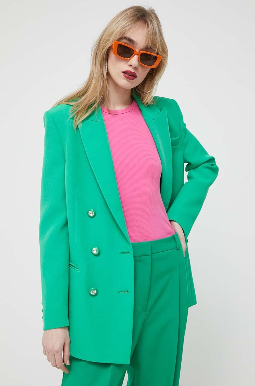 

Сако Chiara Ferragni в зелено с двуредно закопчаване, Зелен